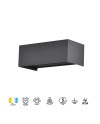 DAVOS * APLIQUE EXTERIOR LED* 4*6W 3000K GRIS OSCURO